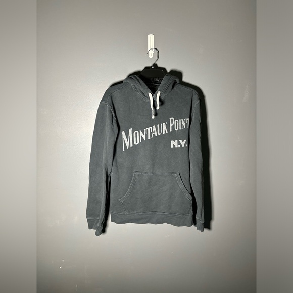 Free People X Retro Brand Montauk Distressed Hoodie Womens Size Medium - Picture 2 of 7
